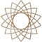 Ekena Millwork Eleanor Wood Fretwork Pierced Ceiling Medallion, Red Oak, 18"OD x 6 7/8"ID x 3/8"T CMWP18X18X0375EARO - alternate 5